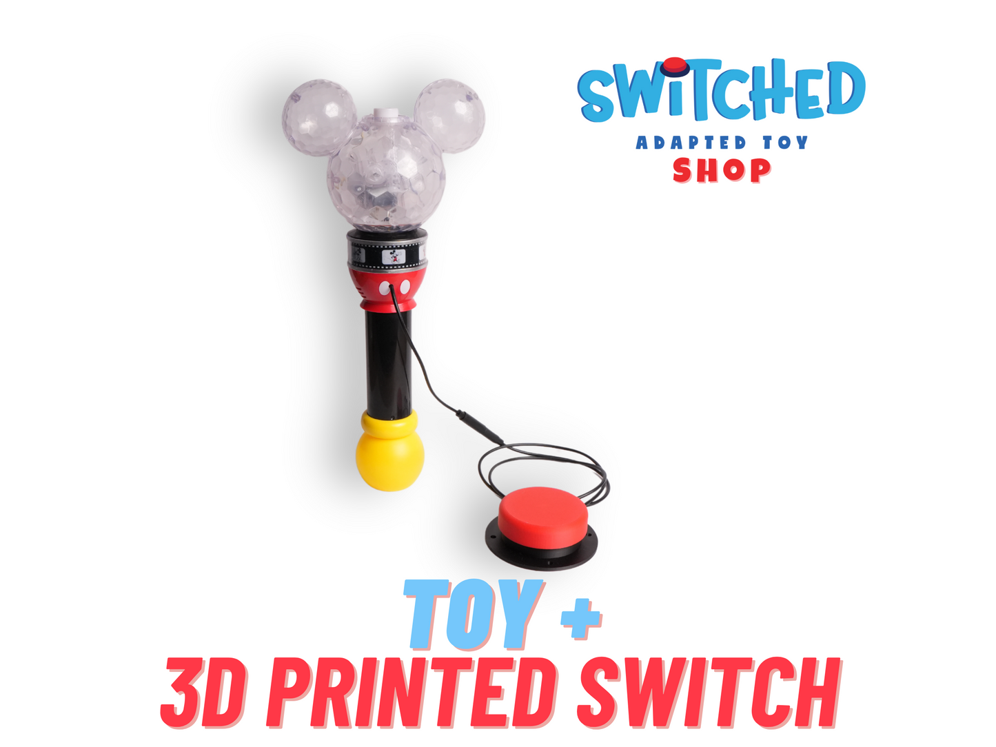 Switch Adapted Mickey Bubble Blower