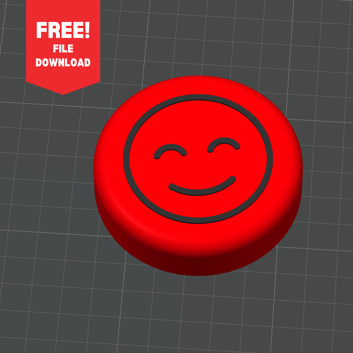 Free Download - Smile Emoji Switch Button Top