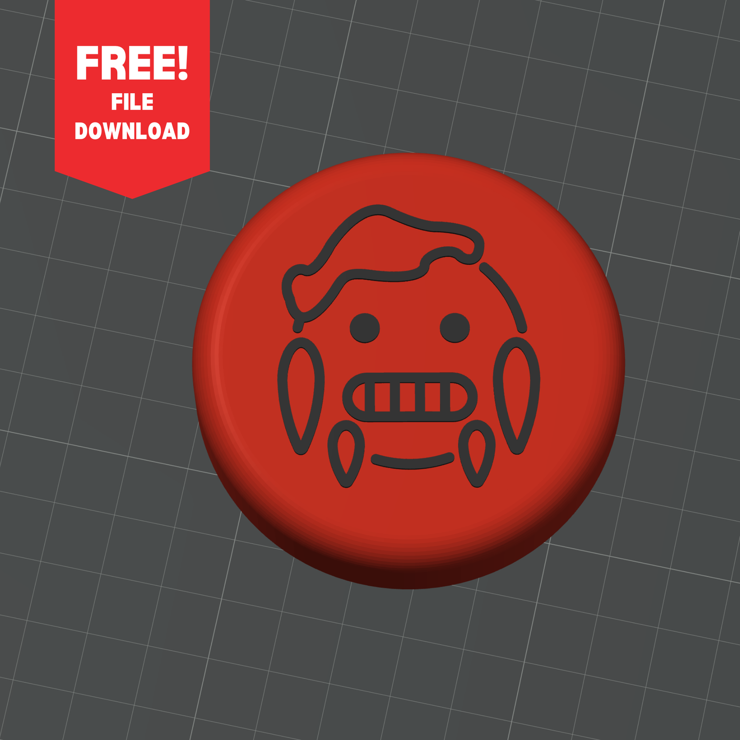 Free Download - Cold Emoji Switch Button Top