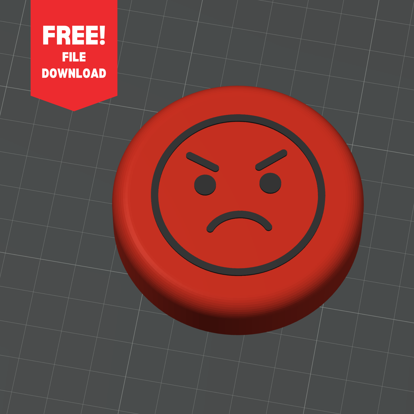 Free Download - Mad Emoji Switch Button Top