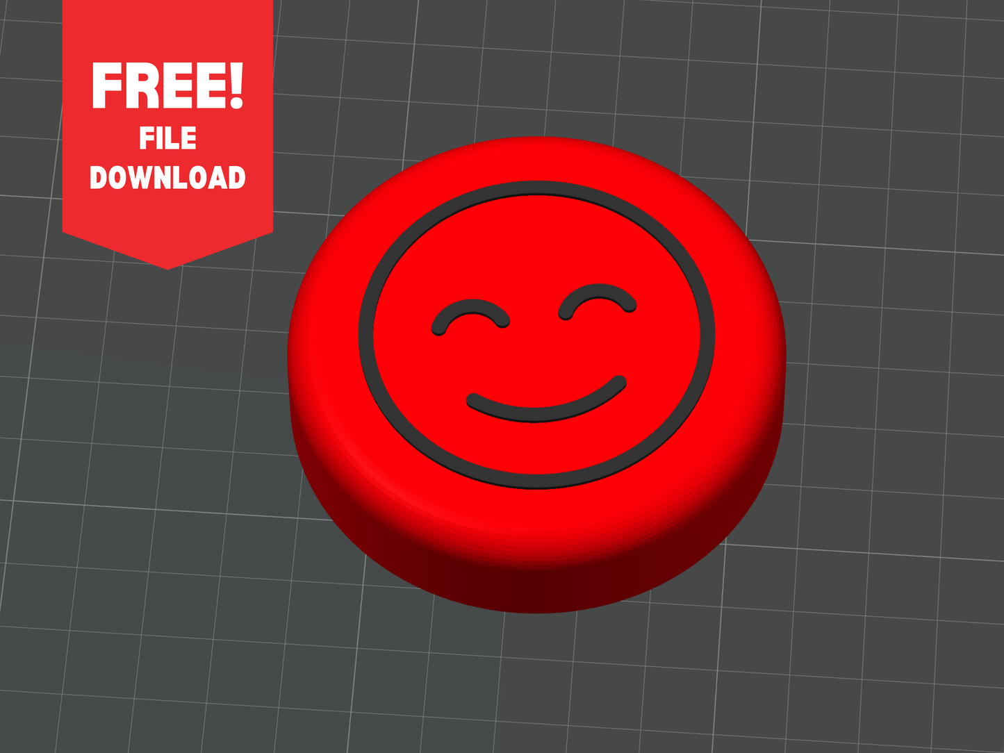 Free Download - Smile Emoji Switch Button Top