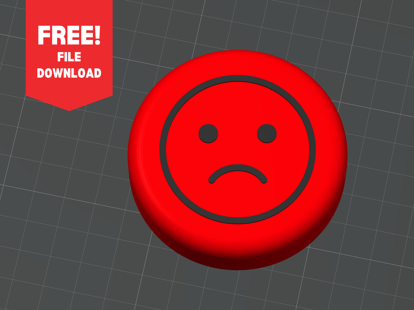 Free Download - Sad Emoji Switch Button Top
