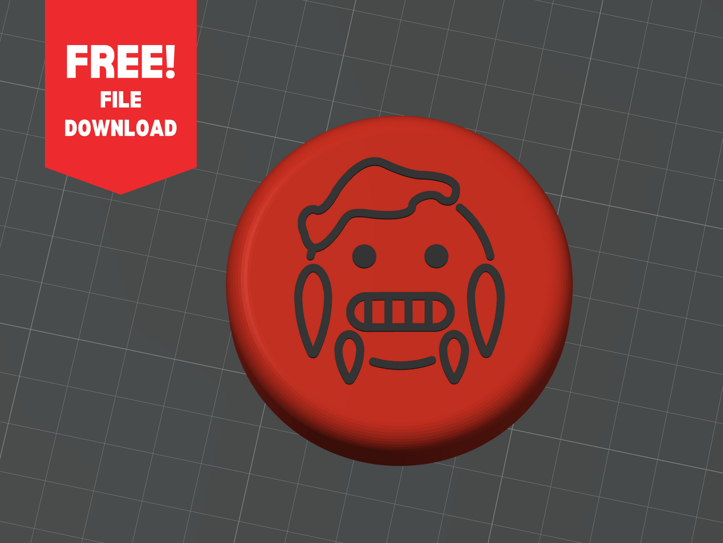 Free Download - Cold Emoji Switch Button Top