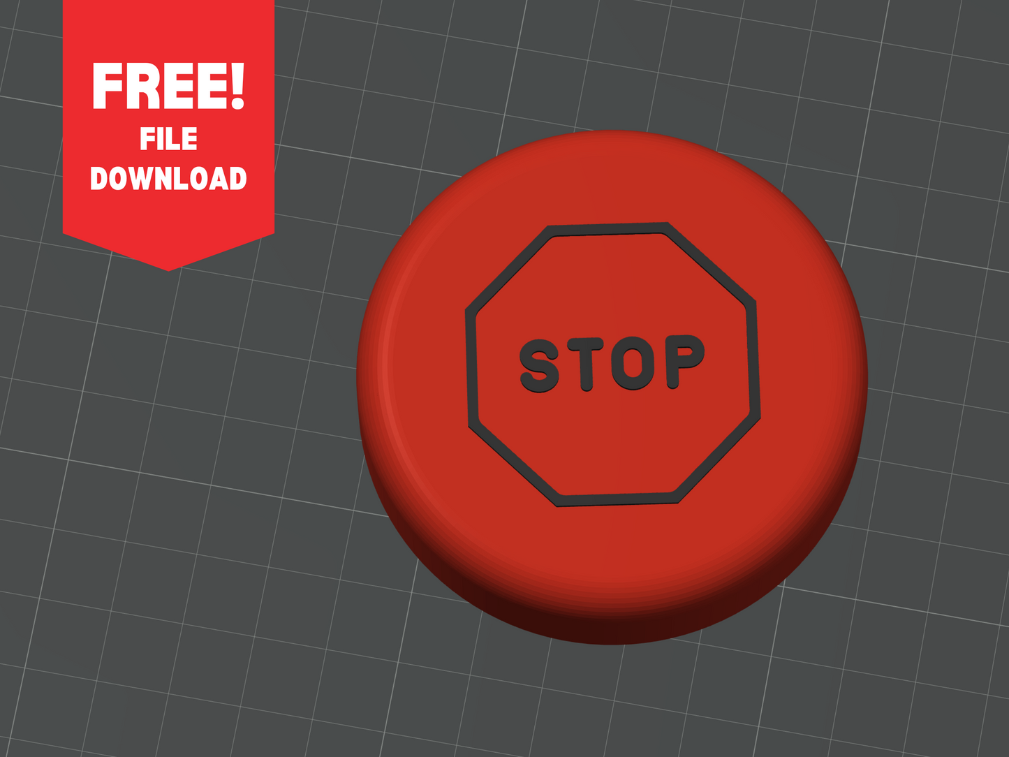 Free Download - Stop Sign Emoji Switch Botton Top