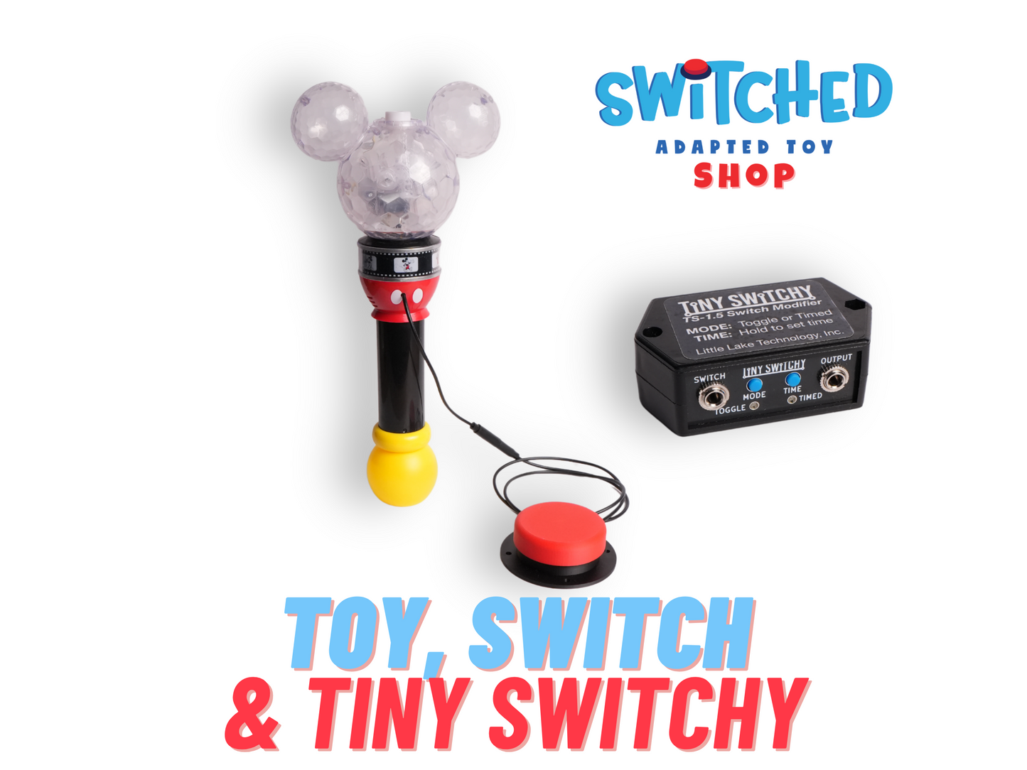 Switch Adapted Mickey Bubble Blower