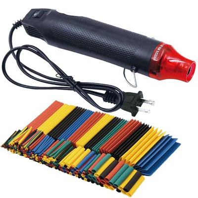Mini Heat Gun + Heat Shrink Tubing Kit