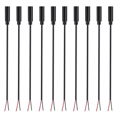 3.5mm Mono Female Jack to Bare Wire Open End