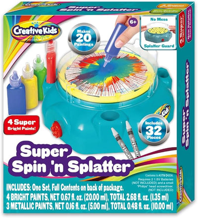 Creative Kids Super Spin 'n Splatter Art Machine