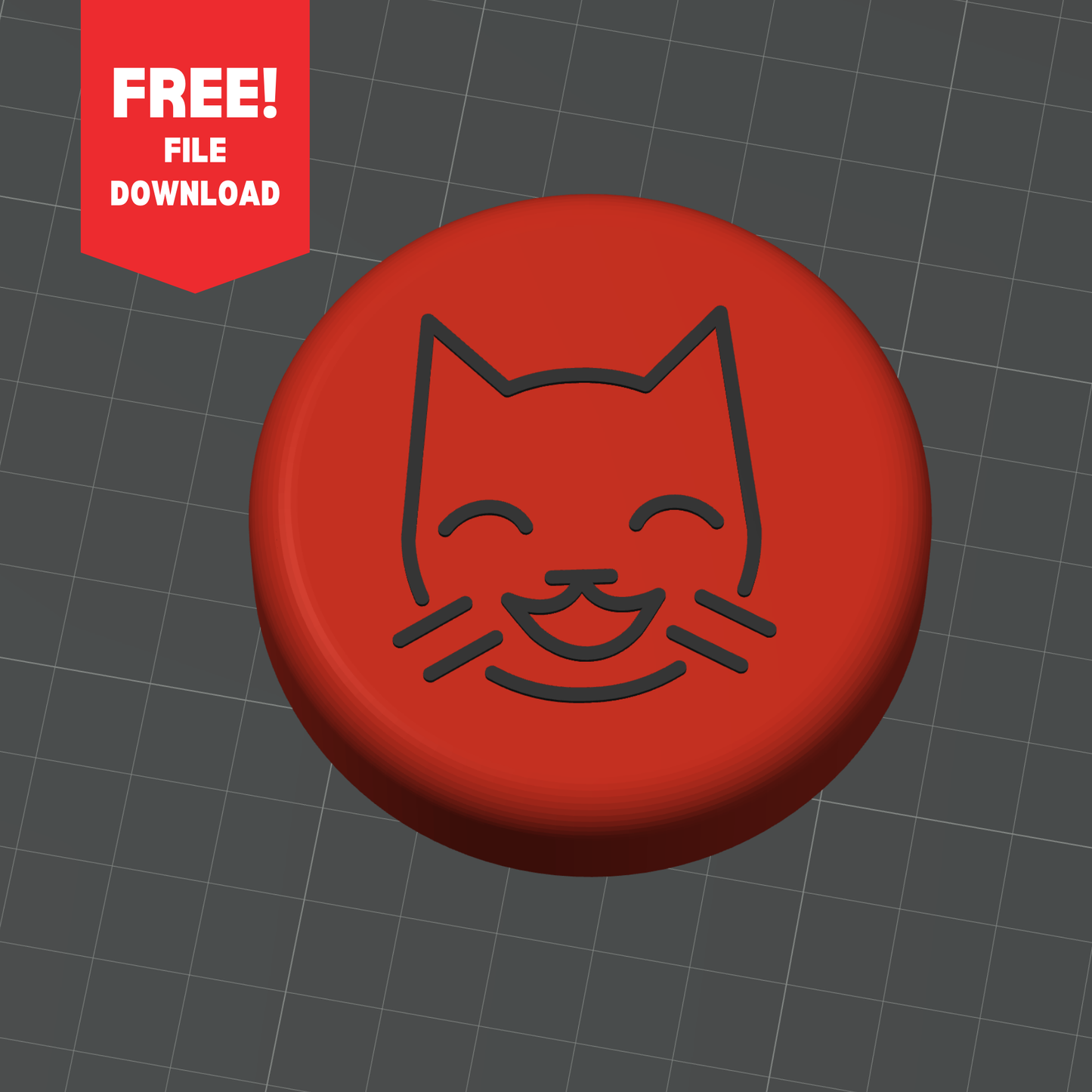 Free Download - Cat Emoji Switch Botton Top (Standard Switch 2)