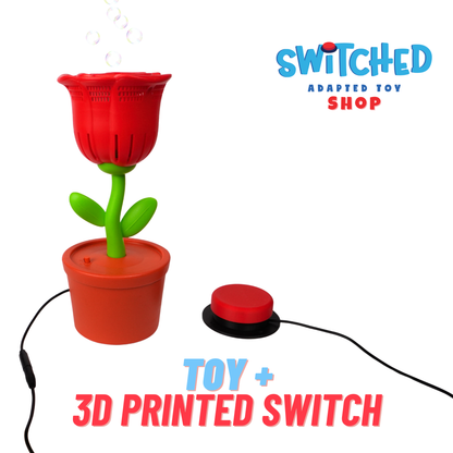 Switch Adapted Bubble Flowers Rose Bubble Blower