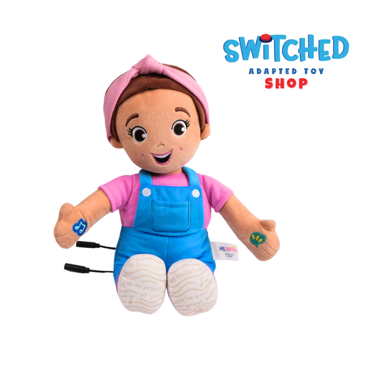 Switch Adapted Ms Rachel Speak and Sing Doll