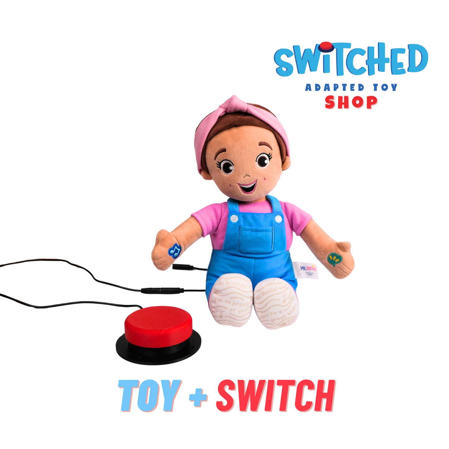 Switch Adapted Ms Rachel Speak and Sing Doll