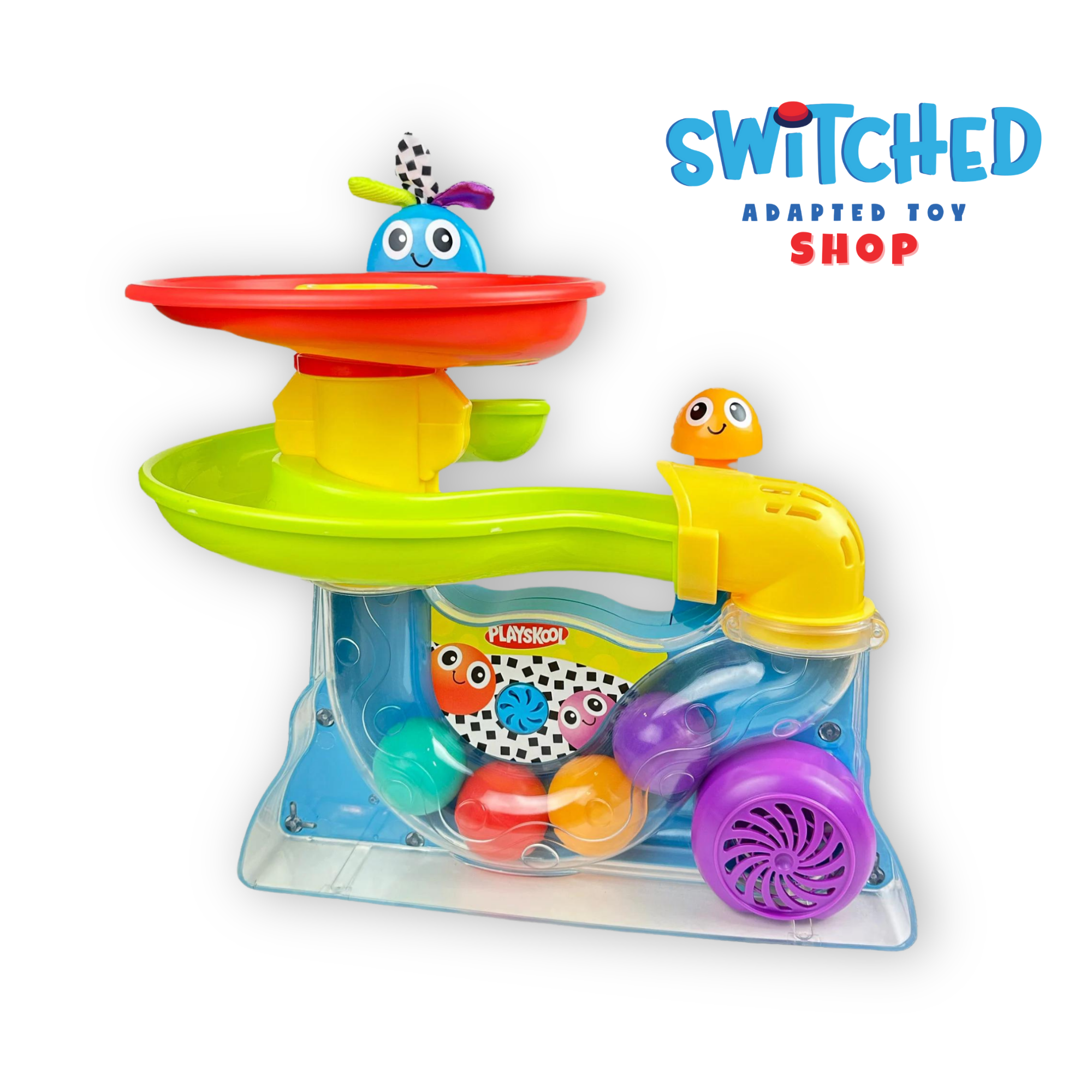 Switch Adapted Playskool Busy Ball Popper – Switched Adapted Toys