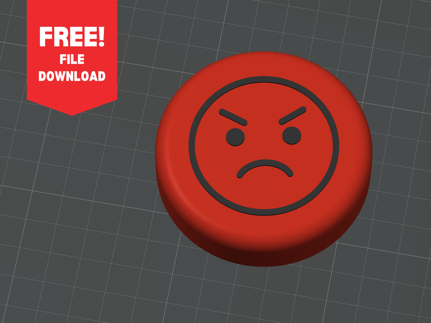 Free Download - Mad Emoji Switch Button Top